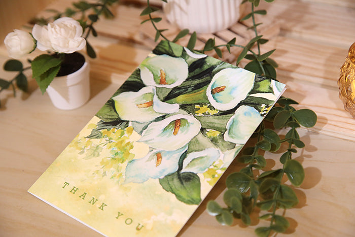 Calla Lily Gratitude Card