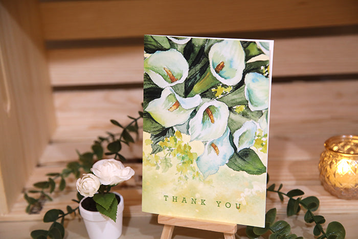 Calla Lily Gratitude Card