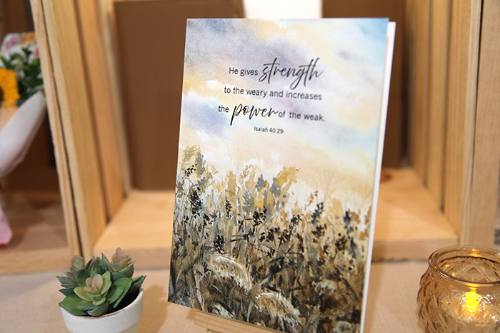 Renewed Strength Scripture Card
