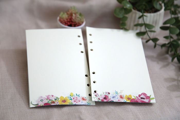 Journal Refill: Blank & Floral