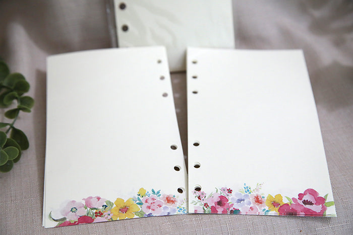Journal Refill: Blank & Floral