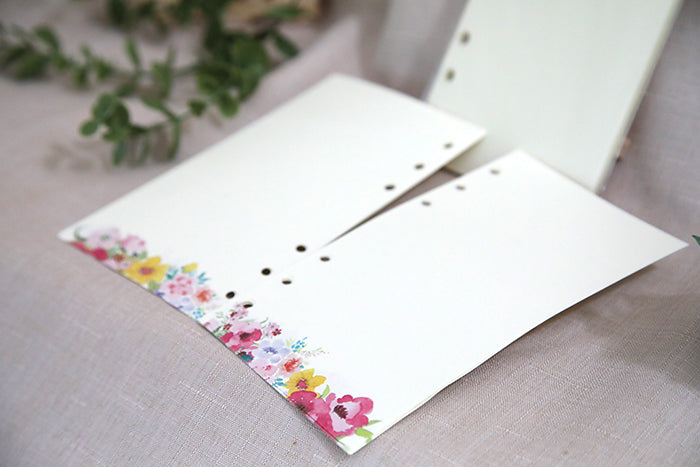 Journal Refill: Blank & Floral