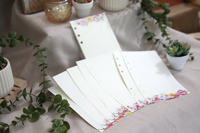 Journal Refill: Blank & Floral