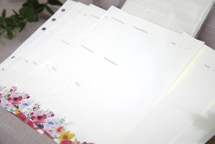 Journal Refill: Gratitude & Floral