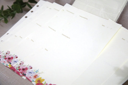 Journal Refill: Gratitude & Floral