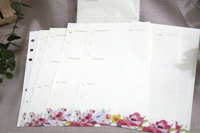 Journal Refill: Gratitude & Floral