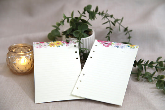 Journal Refill: Lined & Floral