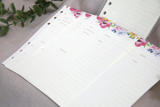 Journal Refill: Sermon & Floral