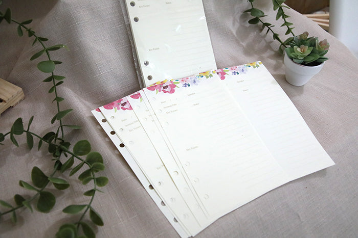 Journal Refill: Sermon & Floral