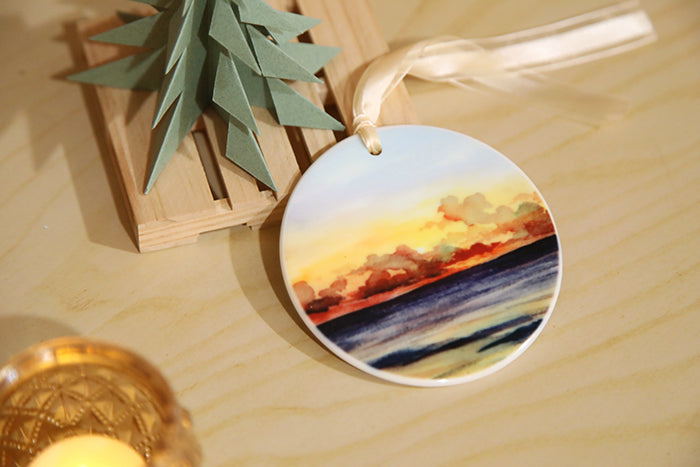 Light of the World Ceramic Ornament