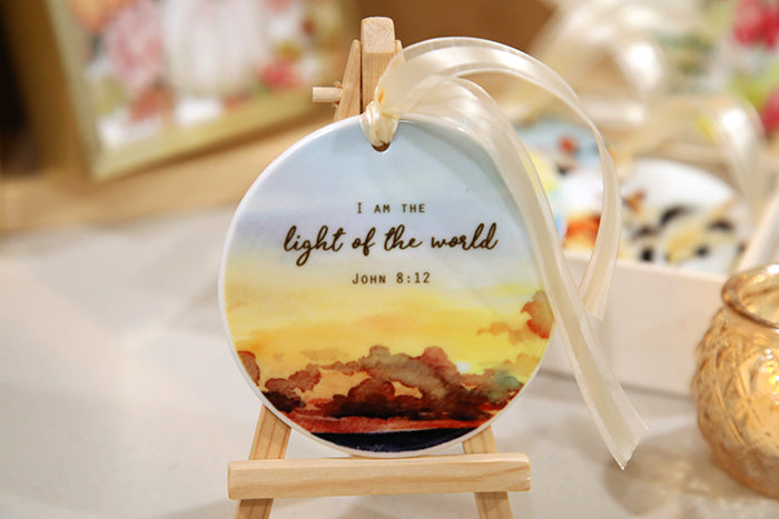 Light of the World Ceramic Ornament