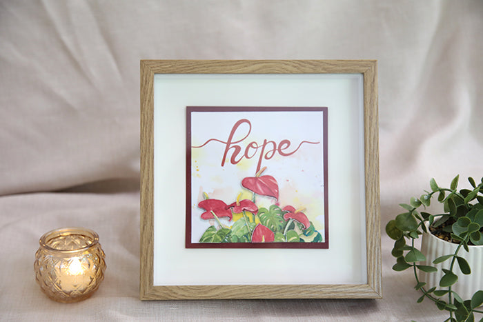 "Hope" 3D Handmade Card