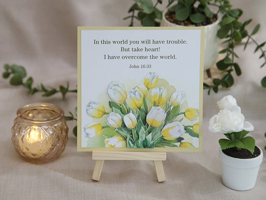 "Peace in Him" 3D Note Card